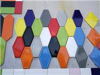 100*200六角平菱形凹凸面彩色瓷砖