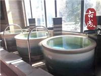 景德镇独立式陶瓷浴缸 温泉泡澡缸定做厂家