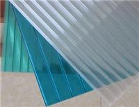 双层透明多色阳光板8mm中空pc阳光板 PC遮阳空心阳光车雨棚采光板