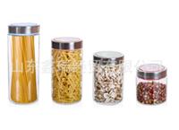 山东鑫瑞经贸自产自销各类玻璃储物罐，梅酒瓶，密封罐，收纳罐