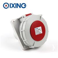启星QX1551 5芯暗装插座 工业插座 防水插头插座厂家直销