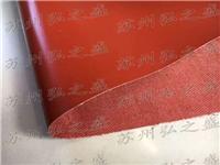 苏州弘之盛硅胶防火布 单面钢丝玻纤布