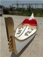 厂家生产直销 5米白色贡多拉 欧式木船价格批发