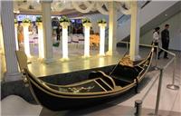 大唐木业生产出售4米酒店商场房地产黑色景观装饰船