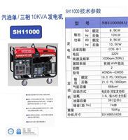 日本原装泽藤发电机SH11000HA