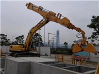福建地区高铁修建挖掘机伸缩臂、加长臂供应厂家