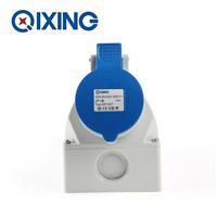厂家直销启星QX1421系列明装插座 32A/3芯工业防水插座