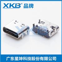 供应中国台湾星坤USB3.1SMT贴片TYPE-CDIP插件24PIN沉板母座