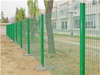 加工定做 优质桃形立柱护栏网 小区护栏网 双边丝护栏网 可定制