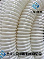 白色筋条塑筋软管 石子输送软管 无塑化剂塑筋软管厂家