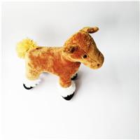动物毛绒玩具马布艺填充玩偶厂家直销可来图打样设计