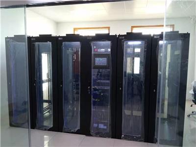 浙江杭州双排模块化机房冷池机柜冷通道封闭机柜一体化机房厂家