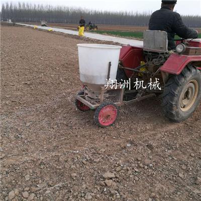 旋耕机配套撒肥机 加厚不锈钢施肥机 拖拉机后置电动撒肥机
