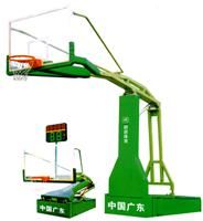 台山市箱式钢化玻璃篮球架、*臂埋地篮球架怎么安装