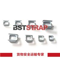  BSTSTRAP 32mm 聚酯柔性钢丝打包扣 镀锌回型扣 配纤维带用