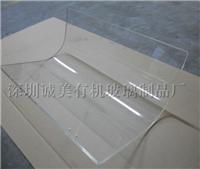 透明PVC板多边折弯 阳光耐力板热弯 深圳宝安异形烤弯