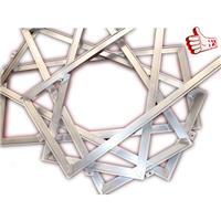 惠州铝合金丝印网框 高质量铝型材订做各种异性框