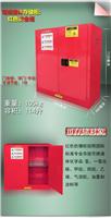 危化品储存深圳供应红色30加仑全钢防爆柜安全柜钢制柜防火柜