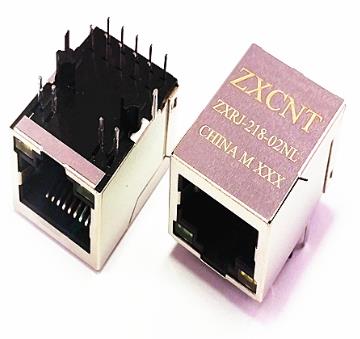 ZXCNT供应RJ45百兆带POE功能网口插座，ZXRJ-195-30NL无灯