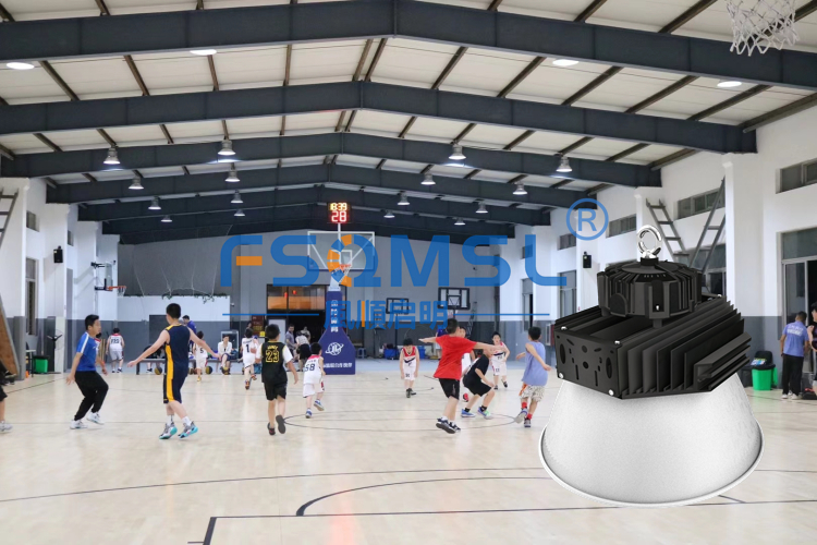 室内篮球场常用的LED照明布置方案
