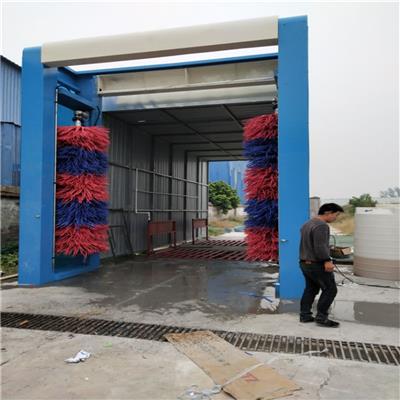 郑州建筑工地6米长封闭式洗车设备介绍||施工现场全封闭洗车平台厂家