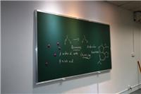 江门教室粉笔小黑板A推拉升降绿板交互式A单面绿板定制