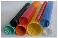 PVC耐磨损螺旋塑筋管 PVC螺纹波纹管 PVC耐高压吸尘方筋软管