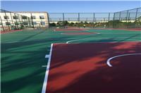 奥美佳体育专业塑胶篮球场施工 网球场施工 羽毛球场施工