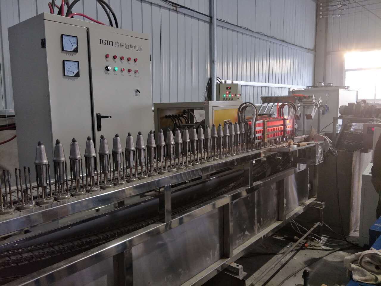 比亚特自动化掘进机截齿焊接生产线设备