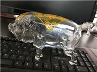 2斤老母猪造型玻璃酒瓶吹制猪造型工艺酒瓶生肖猪白酒瓶