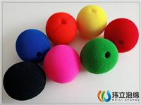 东莞厂家直销彩色海绵球 魔术道具球