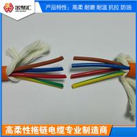 标准柔性PVC护套数据传输电缆 台达伺服电机动力线 柔性工业电缆