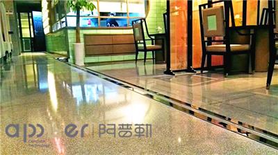 水泥磨石地坪设计，专业质量高，南京阿普勒商业磨石地坪