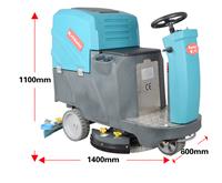 凯叻HY70驾驶式洗地机工厂车间地面油污脚印全自动洗地机刷地机