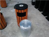 圆形垃圾桶 室内定制垃圾桶 青蓝*酒店木质防腐垃圾桶