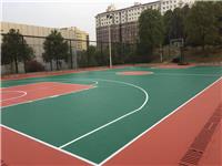 南宁学校夏季篮球场施工建设 康奇体育包工包料