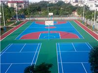 承接广西各学校丙烯酸篮球场地坪施工建设 康奇体育
