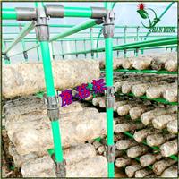 供应山东威海可定做蘑菇网片蘑菇架金刚网花卉苗床移动潮汐自动苗床厂家