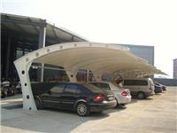 厂家定制安装7字型膜结构车棚PVC材质质保15年