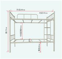 重庆大学生校员工厂宿舍双层高低床钢制铁架床
