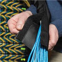 厂家供应自卷开口式网管、魔术贴编织网管、拉链屏蔽套管