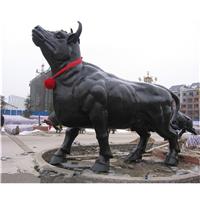 大型铸铜牛铜雕华尔街牛耕地牛励志牛奋斗牛铸铜动物雕塑摆件