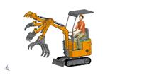 国产挖掘机厂家 山东济州重工小型挖掘机 挖掘机价格是多少 果园用挖掘机