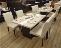 大理石餐厅桌子，人造石餐桌价格，深圳餐饮家具厂