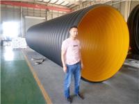 开封钢带增强聚乙烯PE螺旋波纹管生产厂家-国润新材