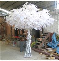仿真绿榕树3.5米高玻璃钢树杆假榕树手感叶白榕树 大型仿真榕树