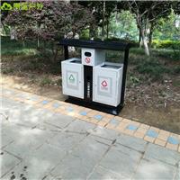 青蓝四川环卫桶生产厂家 定制钢板分类垃圾桶 果皮箱