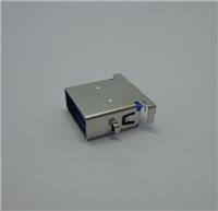 USB 3.0 9PIN 沉板2.56 蓝胶 DIP90°