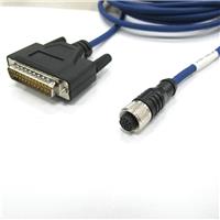 cofly传感器电缆连接器M12单端预制接插件信号插头