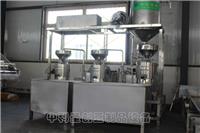 大豆三连磨浆机系统 连续性磨豆浆的机器设备生产线报价